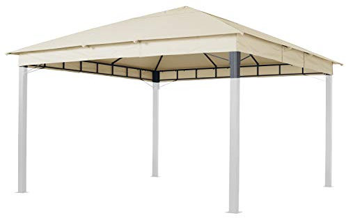 Ersatzdach 4x4 m für Sunset Premium ca. 220 g/m² Champagner