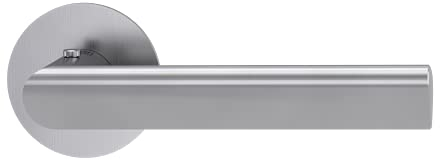 Türdrücker / Türbeschlag - TRI 134 Piatta S smart2lock - mit Schließmechanik im Griff - schließen/verriegeln ohne Schlüsselrosette (DIN LINKS)