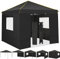 COBIZI Tonnelle Pliante 3x3 Imperméable avec 4 Parois Barnum Pliant 3x3 Professionnel Protection UV Chapiteau Pliable Tente de Reception Tonnelle de Jardin,Terrasse,Exterieur