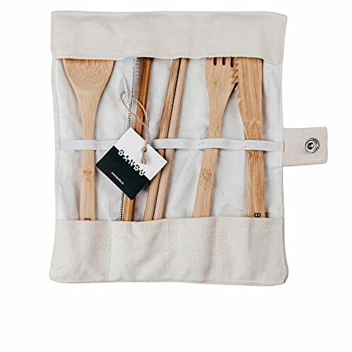 CUBIERTOS BAMBÚ set 7 pz