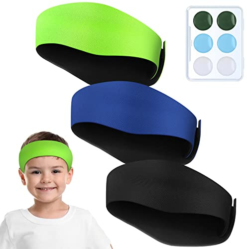 Zhanmai 3 Pcs Swimming Headband 3 Pair Silicone Earplug, Elegant Color