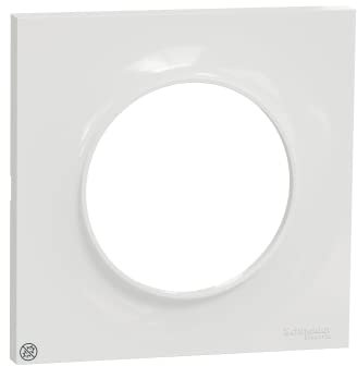 Schneider Electric - Odace Styl, plaque 1 poste, Antibacterien - S500702