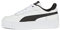 PUMA Carina Street, Sneaker Donna, White Black Silver, 37 EU