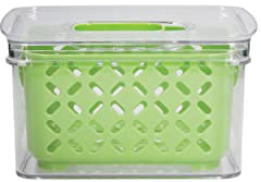 MasterClass Food Storage, Plastic, Green, 1 Liter