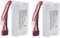 ZYGY 2PCS 11.1V 2000mAh T Plug Lithium Battery for R608 2104 210E 200E Brushless High Speed Water RC Speedboat RC Boat Model Tumbler Toy Boat Battery