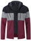 Sliktaa Mens Casual Cardigan Knit Thick Sweater Zip Stand Collar Long Sleeve Fleece Lined Winter Coat Red 2 L