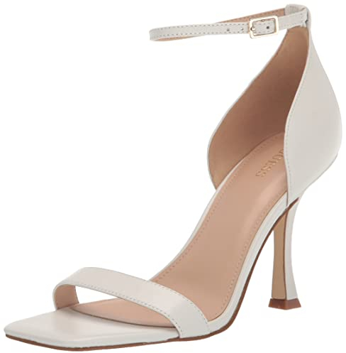 GUESS Damen Yael Sandale mit Absatz, Weiß 141, 39 EU