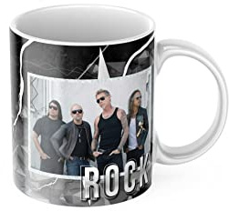 newseny Mug pour ROCKEROS et fans du groupe de rock METALLICA | Céramique 350 ml (Cadeau Heavy Metal) (Metallica Rock 03)