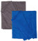 ADAMO Strandtuch 2er Set XXL 100% Baumwolle - 155x220cm + 155x220cm Grau: 710 + Royalblau: 340 - XXL Saunahandtuch - Badetuch in Übergröße - Duschhandtuch, Badehandtuch & Saunatuch