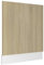 NITCA Pannello per Lavastoviglie, Facciata Tutto Integrabile, Rovere Sonoma 59,5x3x67 cm in Truciolato