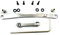 iewrtcin Steering Link Rod For SCX24 Aluminum Alloy Crawler Stronger 2pcs RC Car Accessories Replacement Parts RC Upgrade Part, Silver
