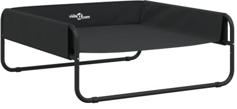 vidaXL Hundebett, Outdoor Erhöhtes Haustierbett, Hundeliege Stahlgestell, Haustierliege Hund Schlafplatz Hundesofa, Anthrazit Oxford-Gewebe Stahl