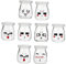 LABRIMP Bouteilles De Yaourt En Verre Bouteilles De Dessert Pour Pudding 8pcs Ensemble