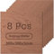 ROWOOD Hojas de Contrachapado de Bubinga 8PCS 300x300x3mm Tablero de Contrachapado para Grabado por Láser Corte Pintura Artesanía en Madera
