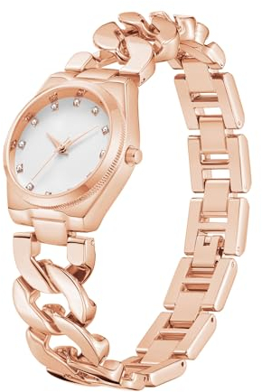 CIVO Montre Femme Analogique Étanche: Doré Rose Élégant Femme Montre - Acier Inoxydable Montre pour Femme