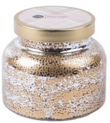 Bridgewater Candle Sweet Grace Dekorative Metallic-Duftkerze im Glas, Kerze für Zuhause, Sojawachsmischung, 530 ml, bis zu 65 Stunden Brenndauer, Passionsfrucht, funkelnder Tee, Patchouli