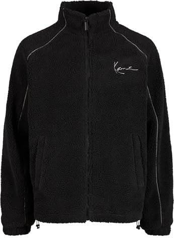 Karl Kani Metal Signature Teddy Jacket Black/Grey, M