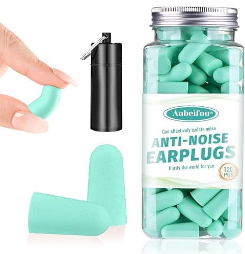 60 Pares Tapones Oídos Cancelación de Ruido Para Dormir - Espuma Ultra Suave - Reducción de Ruido