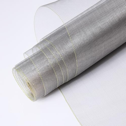 304 Stainless Steel Mesh Screen 70X300cm, 1.5mm Hole Metal Net Sheet for Window and Door, Non-Corrosive and Non-Rusting, Easy to Cut and Install, 1 Roll (22 Mesh)