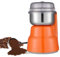 Machine de Smash multifonctionnelle, 150 W Electric Coffee Grinder Noix Grains épices Blender Grains Machine, Hopper d'herbes ménagers de Cuisine, Orange
