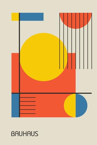 Bauhaus Notebook – Modern Lines (Dot Grid, 6 x 9): Minimalist Bauhaus Design | Blank Dot Grid Journal for Writing, Sketching, or Bullet Journaling