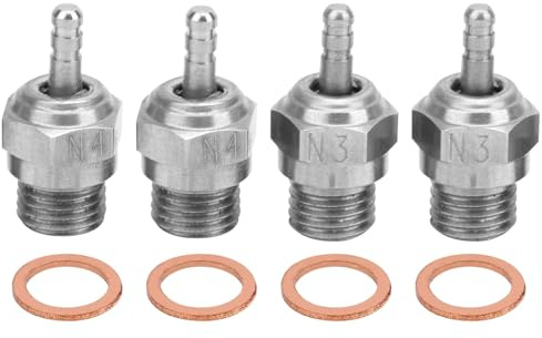ZenithAur RC-Glühkerze N3 N4-Zündkerze für Methanolmotoren, ein spezielles RC-Nitro-Motorteil und RC-Auto-Glühkerzenersatz für ausgewählte -Auswahl