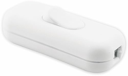 Schnurschalter Wipp-Zwischenschalter weiß 2A/230V