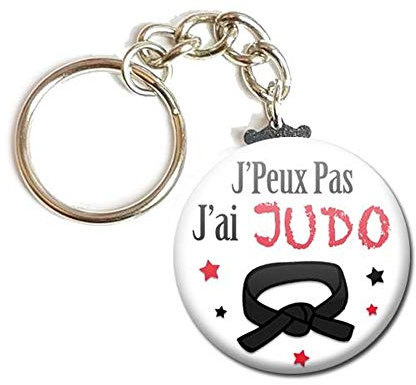 Porte Clés Chaînette 3,8 centimètres j' peux pas j' ai Judo Sport Idée Cadeau Accessoire Humour Homme Femme Excuse