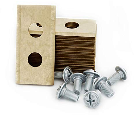 MOWHOUSE Set de Lames Tondeuse - Lames de Rechange en Titan Renforcé Compatibles avec Worx