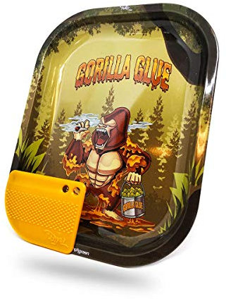 Vip Vape Best Buds Metal Rolling Tray Motiv: Gorilla Glue, 14 x 18 x 2 cm