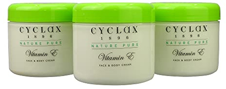 Cyclax Nature Pure Vitamin E Face & Body Cream 300ml Pack of 3 | Vitamin E Moisturiser | Daily Skin Cream for Soft, Smooth & Hydrated Feeling Skin