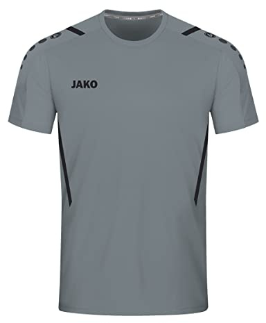 JAKO Kinder Trikot Challenge (Kurzarm), Steingrau/Schwarz, 116