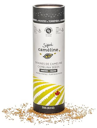 Signe Graines de caméline Graines de caméline rôties Remplacement des protéines végétales pour les graines de chia, sans OGM, aliments fonctionnels