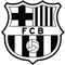 Escudo Barça. Vinilo decorativo, en varios tamaños (120x120cm)