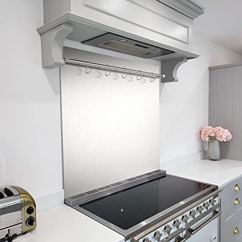 Stainless Steel Kitchen Splashback Hanging Pot Pan Rail (1100 x 550mm)