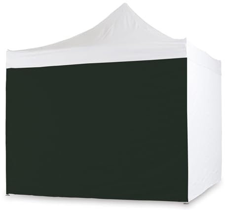 Decorspace Ersatzplane für Pavillon, geschlossen, mit Ziehharmonika-Öffnung aus Oxford-Gewebe 600D, schwarz, 2 x 3 m