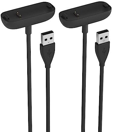 Sinoacc Charger for Fitbit Inpire 2 & ACE 3 Replacement USB Charging Cable 3.3Ft Cord for Fitbit Inpsire 2 Fitness Tracker and Ace 3 Activity Tracker for Kids - 2Pack