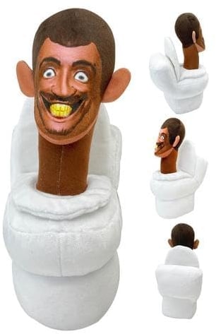 Super JAKES Skibidi Toilet Plush Toys,Titan TV Man Titan Speakerman Cameraman Skibidi Toilet Plushies Figure for Kids Teens Adults Halloween Christmas Birthday Gifts