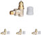 Danfoss 013 G0001 Thermostatventil ra-fn 10, grau, 3/8 (Packung mit 4)