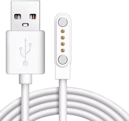 Carneedi Cavo di Ricarica per Smartwatch per Bambini 4 Pin