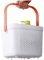 Panier de douche portable panier de douche panier de salle de bain douche en plastique douche en plastique de douche en maille caddie avec une poignée de rangement de salle de bain bac organisateur p