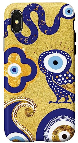 iPhone X/XS Evil Eye Pattern Amulet Phone Case