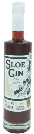 Sloe Gin 27% vol | Süße Schlehen und leckerer Gin | Handgemacht | 500ml
