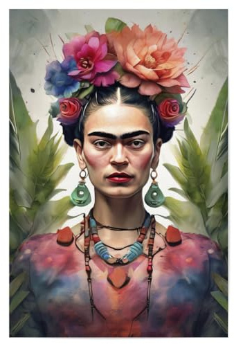 artboxONE Poster 30x20 cm Fashion Frida Kahlo Geb hochwertiger Design Kunstdruck - Bild Frida Kahlo feministin Frau