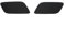 Pizgear Frontstoßstange Scheinwerfer Scheinwerferwaschdüse Jet Cap, for Audi, Q3 2012-2015 8U0 955 275 8U0955275 Links 8U0955276 Scheinwerferwascherkappe(Black Set)
