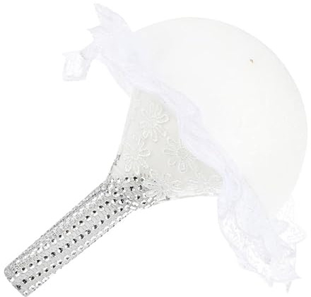 DIYEAH Bride Wedding Bouquet Holder Floral Foam Bouquet Holder with Non-Slip Grip Ergonomic Wedding Handle for Diy Fresh and Artificial Flower Arrangements