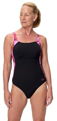 Speedo Damen Print Luna Lustre One Piece Schwimmanzug (1er Pack)