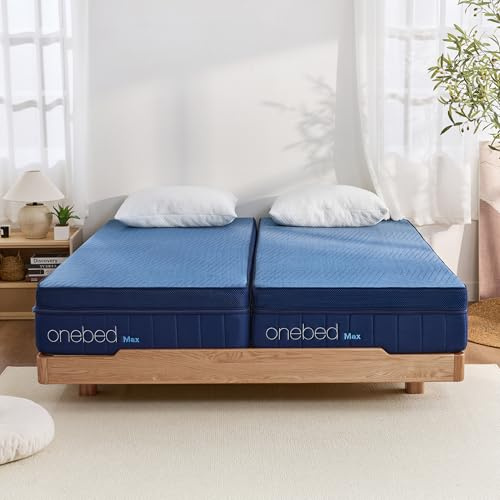 Onebed Taschenfederkernmatratze 90x200 cm Mittelfest 27cm, Ergonomische 7-Zonen Federkernmatratze mit Viskoelastischer Schaum, Matratze 90x200cm, Kaltschaummatratze H3, Öko-Tex Zertifiziert