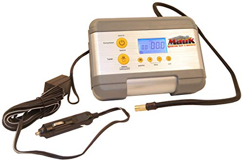 Mauk KFZ KOMPRESSOR + AUTOBATTERIETESTER + LICHTMASCHINENTESTER + LED-LAMPE I 12V 7bar