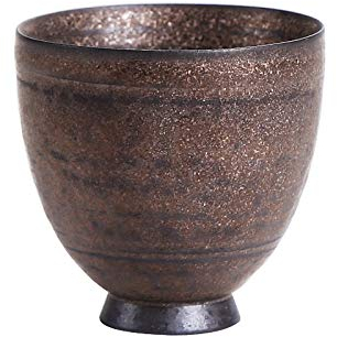 GBCJ Poterie ancienne, tasses à thé dorées, trompette à thé changeante individuelle de style japonais, service à thé individuel, tasse à thé principale, Petits pieds en bronze doré à la céramique gr